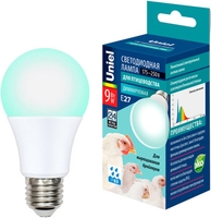 Светодиодная лампочка Uniel LED-A60-9W/SCBG/E27/FR/DIM IP65 PLO65WH UL-00003190 - фото