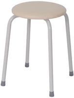 Табурет ЗМИ Пенек крепкий 220 Т 266 (ваниль) - фото