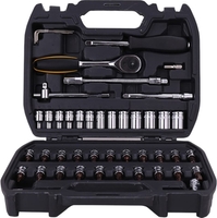 Набор трещотка с головками и битами Deli DL1046 (46 предметов) - фото