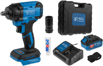 Гайковерт Bull SC 1804 (с 1-м АКБ, кейс) - фото