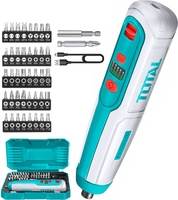 Электроотвертка Total TSDLI0403 (с АКБ, набор оснастки) - фото