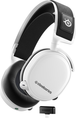 Наушники SteelSeries Arctis 7+ Wireless (белый) - фото