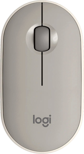 Мышь Logitech M350 Pebble (песочный) - фото