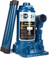 Бутылочный домкрат TOR ДГ-2 г/п 2т - фото