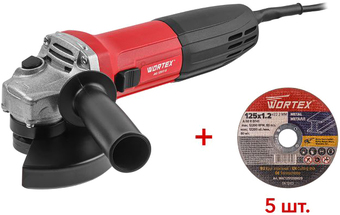 Угловая шлифмашина Wortex AG 1207-5 0333292 - фото