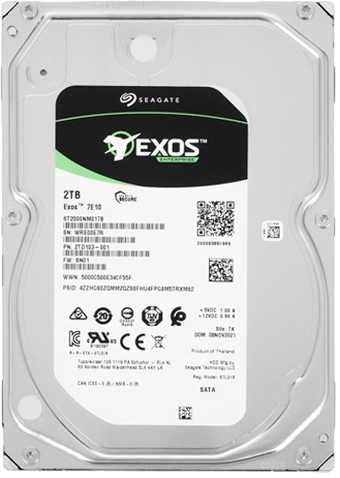 Жесткий диск Seagate Exos 7E10 2TB ST2000NM017B - фото