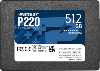 Patriot P220 512GB P220S512G25 - фото