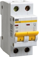 Выключатель автоматический IEK ВА 47-29M 2A 2п 4.5кА С MVA21-2-002-C - фото