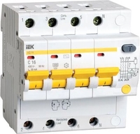 Дифференциальный автомат IEK MAD10-4-016-C-030 - фото