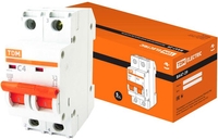 Выключатель автоматический TDM Electric ВА 47-29 2Р 4А (C) 4.5кА SQ0206-0087 - фото