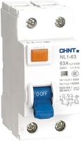 Устройство защитного отключения Chint NL1-63 2P 40А 30мА тип AC 6кА 200213 - фото
