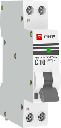 EKF АВДТ-63М 16А10мА DA63M-16-10 - фото