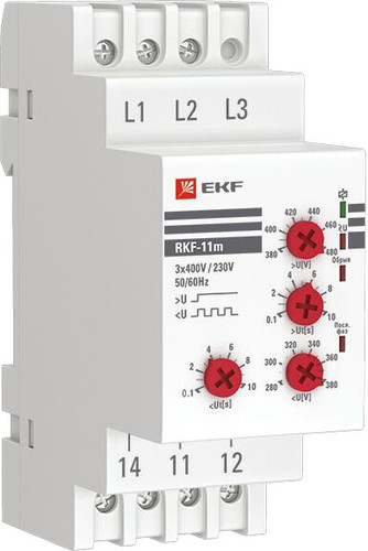 Реле контроля фаз EKF PROxima RKF-11m - фото