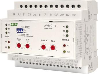 Реле контроля фаз Евроавтоматика F&F AVR-01-K EA04.006.001 - фото