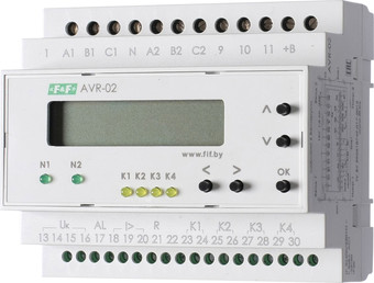 Реле контроля фаз Евроавтоматика F&F AVR-02 EA04.006.004 - фото