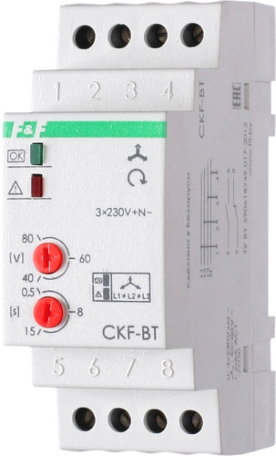 Реле контроля фаз Евроавтоматика F&F CKF-BT EA04.002.004 - фото