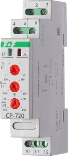 Реле напряжения Евроавтоматика F&F CP-720 EA04.009.002 - фото
