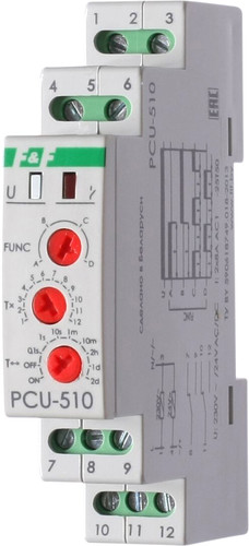 Реле времени Евроавтоматика F&F PCU-510 EA02.001.009 - фото