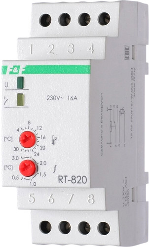 Реле температуры Евроавтоматика F&F RT-820 EA07.001.001 - фото