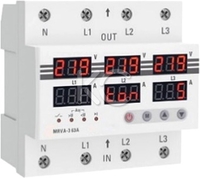 Реле напряжения КС MRVA-3 63A 82733 - фото