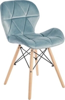 Стул Mio Tesoro Лацио SC-026 (G062-43 бледно-голубой) - фото