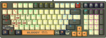 Клавиатура A4Tech Bloody S98 Aviator (Bloody BLMS Red) - фото