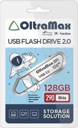 USB Flash OltraMax 290 128GB (белый) - фото