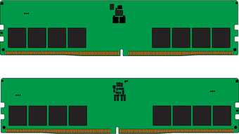 Оперативная память Kingston ValueRam 2x32ГБ DDR5 5200 МГц KVR52U42BD8K2-64 - фото