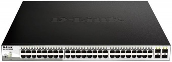 Настраиваемый коммутатор D-Link DGS-1210-52MPP/E2A - фото