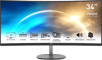 Монитор MSI Pro MP341CQ - фото