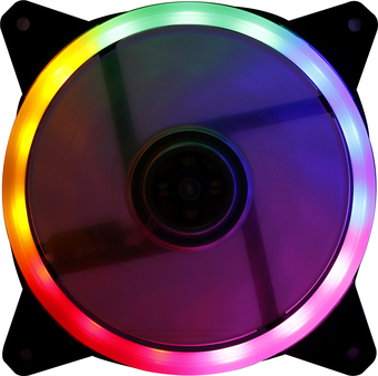 Вентилятор для корпуса Digma DFAN-FRGB3 - фото