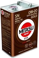 Моторное масло Mitasu Gold Hybrid SN 0W-20 4л - фото