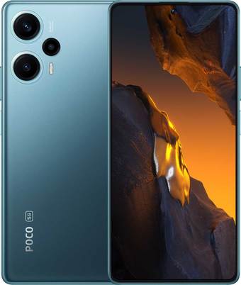 Смартфон POCO F5 8GB/256GB международная версия (синий) - фото