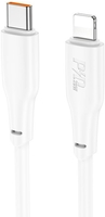 Кабель Hoco X93 USB Type-C - Lightning (1 м, белый) - фото
