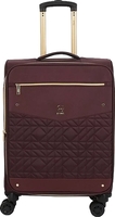 Чемодан-спиннер Grott 338-1731/3-24 (бордовый) - фото