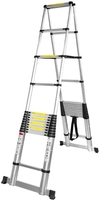 Лестница-стремянка ForceKraft BL-TA540 (2x13 ступеней) - фото