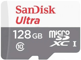 Карта памяти SanDisk MicroSDXC Ultra SDSQUNR-128G-GN3MN 128G - фото