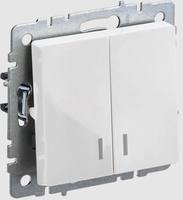 Выключатель IEK Brite ВС10-2-1-БрБ - фото