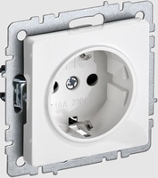 Розетка IEK Brite РС11-1-0-БрБ - фото