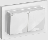 Розетка IEK Brite РСбш12-3-44-БрБ - фото