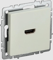 Розетка HDMI IEK Brite РHDMI-0-БрКр - фото
