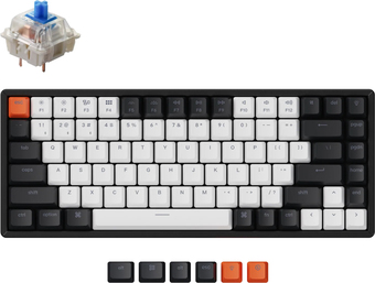 Клавиатура Keychron K2 V2 RGB K2-C2H (Gateron G Pro Blue, нет кириллицы) - фото