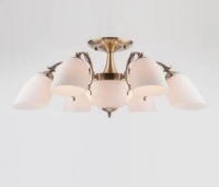 Люстра средней высоты Евросвет Ariele 22010/6+2 античная бронза - фото