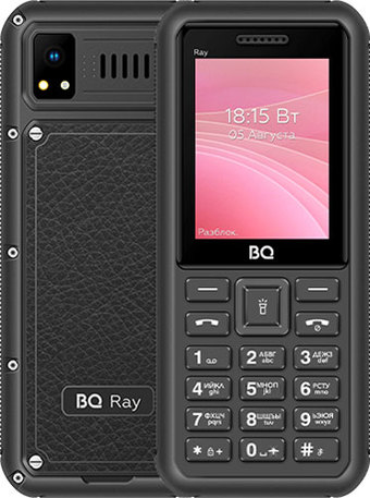 Кнопочный телефон BQ-Mobile BQ-2454 Ray (серый) - фото