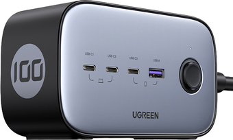 Сетевое зарядное Ugreen DigiNest Pro 100W CD270 60167 - фото