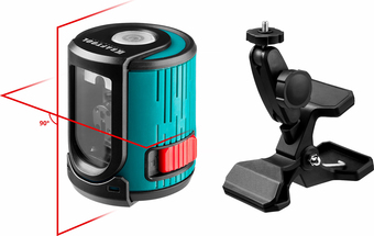 Лазерный нивелир KRAFTOOL CL-20 34700-5 (с держателем, кейс) - фото