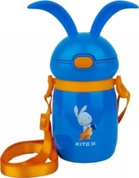 Термос Kite Rabbit 21-377-01 К 350мл (голубой) - фото