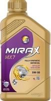 Моторное масло Mirax MX7 5W-30 SL/CF A3/B4 1л - фото
