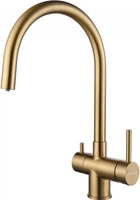 Смеситель Paulmark Heller He213218-BG (брашированное золото) - фото