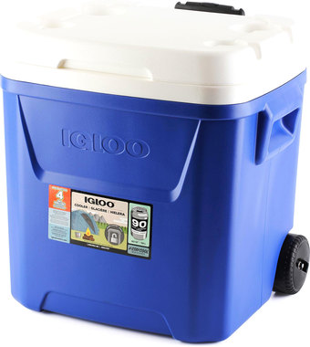 Термобокс Igloo Laguna 60 QT Roller Blue 00034493 57л (синий/белый) - фото